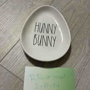 Hunny. Bunny Rae Dunn platter